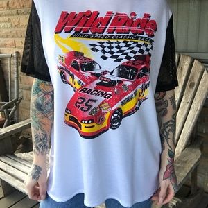 Oversized speedway shirt